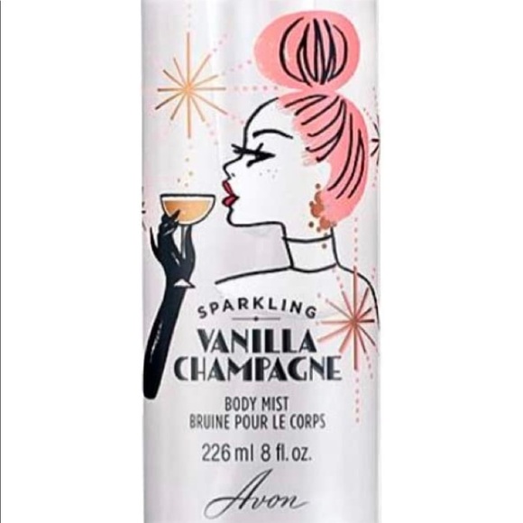 New Avon Sparkling Vanilla Champagne Body Mist 8 fl oz - Picture 2 of 2